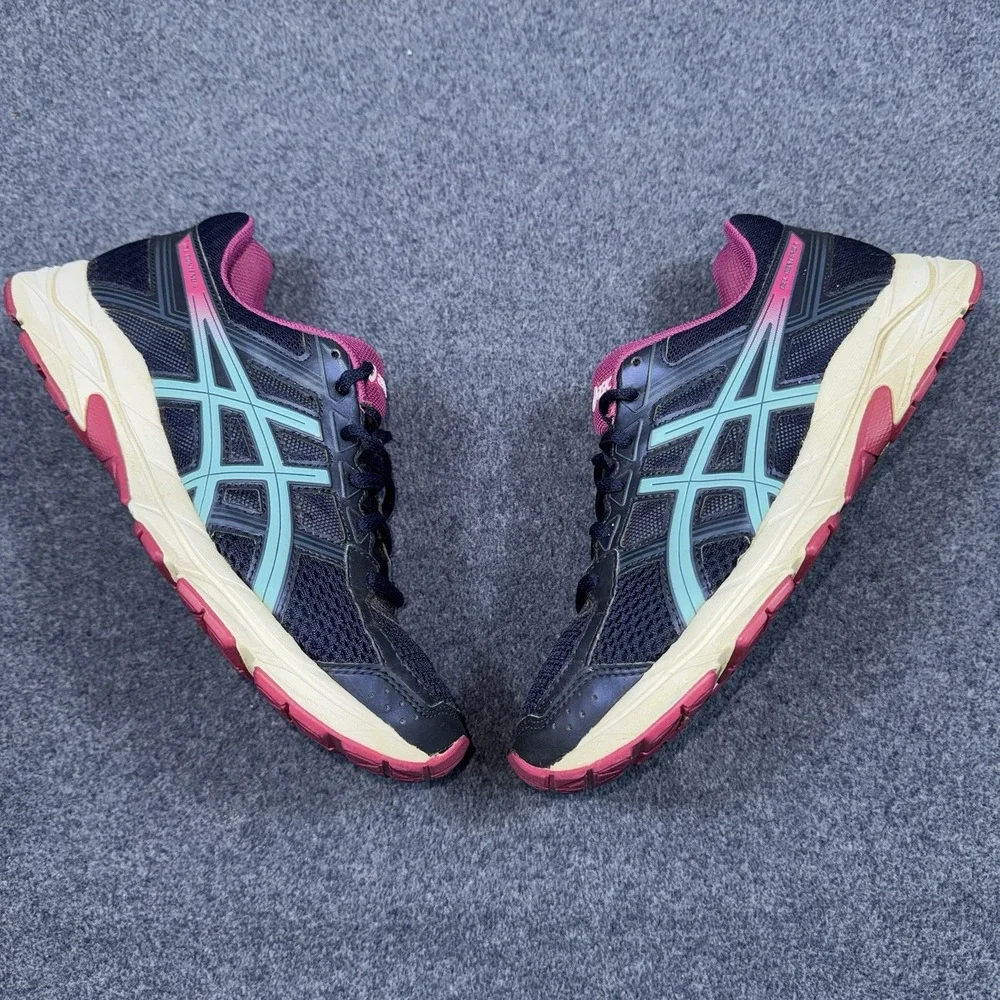 ASICS Gel-Contend 4 Ortholite Running Athletic Shoes Blue T765N Women's Size 6.5